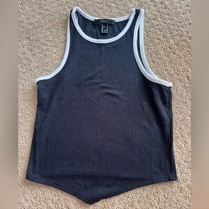 Forever 21 Black and White Tank Top